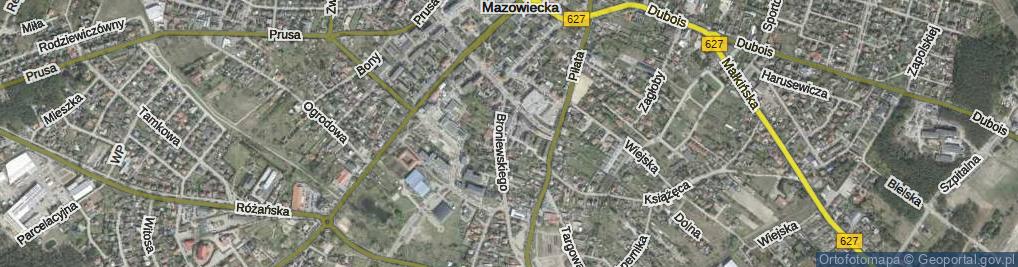 Zdjęcie satelitarne Krótka ul.